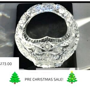 Vintage Glass Art by Adam Jablonski 1980 Hand formed lead crystal 5lbs 6ozs